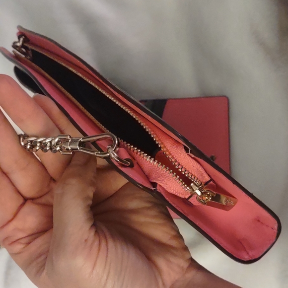 Kate Spade Pink Floral Purse w/card holder - Picture 7 of 9